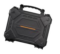 VILLCASE Boîte à Outils Noire 32 CM Résistante aux Chocs et Étanche Mousse Haute Densité 5L Coffre de Sécurité Portable pour Drone Accessoires Numériques et Appareils Photo Usage