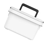 VILLCASE Boîte à Pharmacie Portable en Plastique Blanc Xxl 335 X 26 X 20 CM Étui Multifonction à Plusieurs Compartiments pour Rangement Remède Trousse D’Urgence Légère et Pratique pour