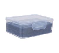 VILLCASE Boîte à Piles AA et AAA avec Mousse de Protection Noire Étui en Plastique Transparent Organiseur Portable Multi-Compartiments pour Piles Domestiques Rangement Sécurisé et