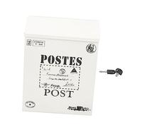 VILLCASE Boîte Aux Lettres Murale en Fer De Première Qualité Serrure À Style Rétro pour La Maison Et Le Bureau