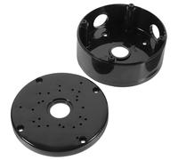 VILLCASE Boîte de Jonction Étanche en Plastique Noir pour Caméra Extérieure, Cache Câbles Multiple, Grosse Capacité pour Installations Extérieures, Protection Solide et Discrète