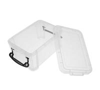 VILLCASE Boîte de Rangement Structure en Boîte pour Fiches 1,3l en Plastique Robuste pour Bureau