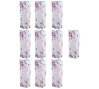 VILLCASE Boîte en Papier Robuste et Élégante Teinte Violet Lot de 20 pour Biscuits et Nougats Capacité 15 Cookies ou 16 Nougats pour Thanksgiving et Pâtisserie