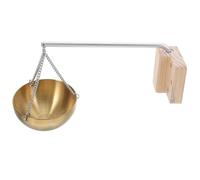 VILLCASE Bol Aromathérapie Sauna Acier Inoxydable Porte-Huile Essentielle Mural Bol Diffuseur Arômes Spa Résistant et Pratique pour Sauna Traditionnel et Infrarouge