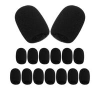 VILLCASE Bonnette Lot de 15pcs Anti-vent pour Microphone sans Fil en Mousse du Bruit du Vent Compatible Smartphones et Ordinateurs pour Performances en Extérieur