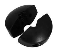VILLCASE Bouchon de Balle en Caoutchouc Noir pour Air Hose Reel, Stabilité Accrue, Compatible Butée D'enrouleur de Tuyau d'air à 4 Points, Usage Extérieur