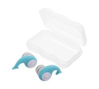 VILLCASE Bouchons D'oreilles pour Dormir Bouchons D'oreilles Étanches Natation Réutilisables en Silicone Bleu, Isolation Phonique, Travail Surf