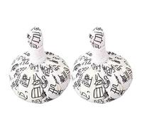 VILLCASE Boule de Massage Moxibustion Réutilisable Lot de 2, Chauffante Four ou Micro-Ondes pour Relaxation Musculaire, Conçue pour Épaules et Zones Endolories
