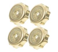 VILLCASE Boutons En Métal Pour Cuisinière à Gaz Remplacement Boutons De Brûleur Compatibles Fourneau Professionnel Hôtel Lot 4 Pièces Accessoires La Cuisine Gaz Milieu/haute Pression