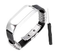 VILLCASE Bracelet De Montre Pour Touch Accessoire Élégant Noir Et Argenté Pour Durabilité