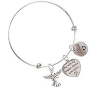 VILLCASE Bracelet en Acier Inoxydable Étiquette Gravée Bijou Délicat pour Fille Bracelet Personnalisable en Acier Inoxydable Accessoire Élégant pour Présent et Usage Quotidien