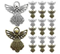 VILLCASE Breloques D’anges Antiques en Alliage 100 Pièces pour Bijoux