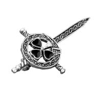 VILLCASE Broche Épingle Vintage en Alliage, Décoration Col Créative, Style Épée Rétro, Unisexe, Accessoires Mode Fêtes et Costumes, Taille Unique, Couleur Métal Argenté