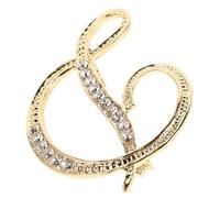 VILLCASE Broche Lettre Alliage Décorative pour Vêtement Broche Créative pour Paquet à Dos Pin'S pour Femmes et Hommes Accessoire Mode Polyvalent pour Costumes et Tenues Casual