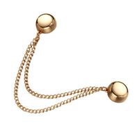 VILLCASE Broche Magnétique Aimants pour Foulard et Vêtements, Accessoire Chaîne Créatif Doré, Fermoir Invisible, pour Femme, Tenue Quotidienne et Événements, Design Multifonction Taille