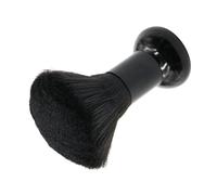 VILLCASE Brosse à Cheveux Nettoyante Noire Fibres Douces Brosse à Cou Compacte pour Coiffeur et Usage Personnel Outil de Coiffage Multifonction pour Éliminer les Cheveux Après Coupe