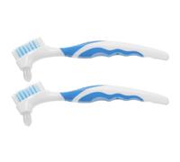 VILLCASE Brosse pour Tortue Double Face en Plastique, 2pcs, Petit Multifonctionnel, Nettoyage Pratique des Carapaces de Tortue la Maison