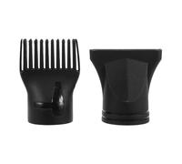 VILLCASE Buse De Coiffeur 2 Pièces Embouts Plats Et Peignes Accessoires Sèche-cheveux Compatibles Multifonctionnels Pour Salon Coiffure Et Séchage Professionnel