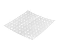 VILLCASE Butées Adhésives Transparentes 100 Pièces 4 Mm X 10 Mm Petits Pare-chocs en Silicone Antidérapants Repères Tactiles pour Meubles Adaptés Malvoyants Usage Intérieur Sécurité
