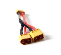 VILLCASE Câble de Batterie Parallèle Mâle à Double Femelle Adaptateur Alimentation pour Extension de Batterie Rc Montage Flexible pour Prolonger Autonomie