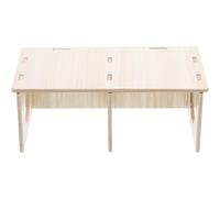 VILLCASE Cachette Bois Isolante pour Hamster, Plateforme et Maison pour Gerbille, Accessoire Cage pour Repos et Évasion des Petits Rongeurs