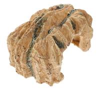 VILLCASE Cachette pour Tortue et Trou d'escalade Hexagonal en Résine, Plateforme d'escalade Robuste et Abri de Grotte pour Habitat de Reptiles et Serpents