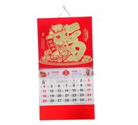 VILLCASE Calendrier Mural Année Cheval Calendrier Décoratif à Suspendre pour Maison Bureau et Restaurants pour Printemps Fêtes