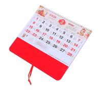 VILLCASE Calendrier Mural Chinois Calendrier Asiatique Traditionnel Décoration Feng Shui Planificateur Annuel pour Festival Printemps et Pratique