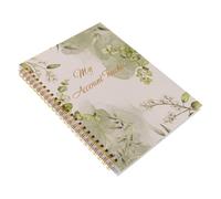 VILLCASE Carnet de Chèques Vert Registre de Comptes Bancaires Design Classique en Papier pour Gestion Financière et Organisation des Transactions pour Usage Personnel et Professionnel