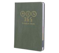 VILLCASE Carnet Journal de Poche Planificateur Hebdomadaire Bloc Notes Pour Prise de Notes Planification de Travail et Listes de Tâches Vert