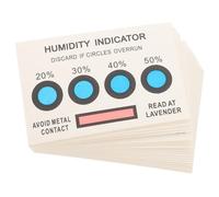 VILLCASE Cartes Indicateurs d'Humidité 20pcs à Quatre Points pour PCB, Papier Absorbant, Suivi en, Entrepôts et Composants Électroniques