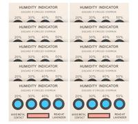 VILLCASE Cartes Indicatrices D'humidité Pcb à 4 Points et Papier Absorbant Compact et Réutilisable Lot de 20 pour Détection D'humidité Composants Électroniques Laboratoires