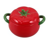 VILLCASE Casserole Céramique avec Double Poignée Pot Vapeur et Induction Cuisson Homogène pour Soupes et Mijotés Facile à Nettoyer Usage Polyvalent Cuisine