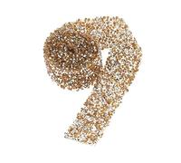 VILLCASE Ceinture Chaîne Strass Décorative Chaîne Rhinestone Cristal pour Diy Couture Décoration Mariage Robe Accessoires Ornement Romantique pour Vêtements et Costumes