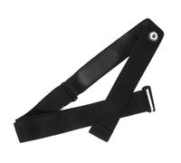 VILLCASE Ceinture Pectorale de Fréquence Cardiaque Élastique Noire Sangle de Poitrine Confortable en Nylon Doux Sangle de Remplacement pour Moniteur pour Sport et Entraînement