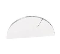 VILLCASE Ceramic Firing Stand Half-round Fireproof Porcelain Panel With Stable Pillars For Pottery And Jewelry Making High-temperature Resistant Kiln Support