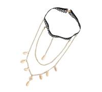 VILLCASE Chaîne de Jambe Bohème Style Boho Élégant et Léger Bande Élastique en Alliage Bijou de Cuisse Décoratif pour Plage