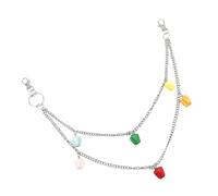 VILLCASE Chaîne de taille de pendentif au poivre coloré chaîne multicouche punk Chaîne de pantalons de charmes légumes chaîne de pantalon unisexe chaîne de pantalons pour femmes Métal