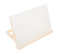 VILLCASE Chevalet de Peinture en Bois Naturel Réglable à Trois Niveaux, Planche Inclinable, Portable, pour Étudiants en Art, Usage Bureau et Atelier Créatif