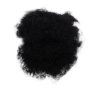 VILLCASE Cheveux Humains Naturels en Vrac 30 G pour Perruques Dreadlocks Reggae, Texture Duveteuse pour Réparation et Extension, Postiche DIY pour Femmes, Tresses Afro Twist Adaptées,