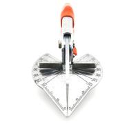 VILLCASE Cisaille Multifonction à Onglet en Acier Lame U, Angle de Coupe Réglable 45°-90° pour Matériaux Légers et Bois, pour Travaux de Menuiserie