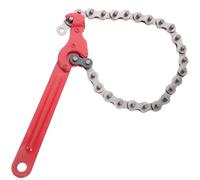 VILLCASE Clé à Chaîne Réglable 9 Pouces en Acier au Carbone pour Moto Outil Multifonction Compact pour Démontage Filtre à Carburant et Huile Antidérapante pour Réparation Automobile