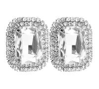 VILLCASE Clips à Chaussures Brillants Amovibles, Accessoires Décoratifs pour Femmes, Breloques Légères en Métal, Bijoux de Chaussure pour Mariages, Fêtes et Usage Quotidien, Paire Unique