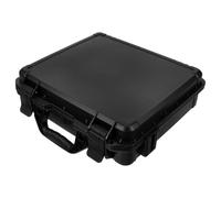 VILLCASE Coffret à Outils en Plastique PP Noir, Verrouillage Sécurisé | Rangement pour Petits Accessoires, Usage Personnel ou Intervention, Format Compact pour Équipement Audio et Outils