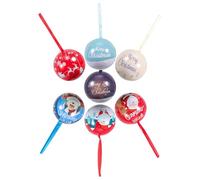 VILLCASE Coffret de Noël en Fer-blanc 7 Pièces Boule Suspendue Imprimée, Étanchéité pour Rangement de Bonbons, pour Festival D'hiver Plusieurs styles