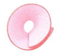 VILLCASE Collier Conique pour Perroquet en Cuir Microfibre Rose, Protection Anti-Morsure Confortable et Sécurisée Décoration Récupération des Plumage
