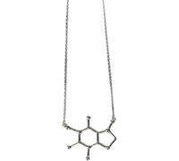 VILLCASE Collier Pendentif Café en Alliage sans Danger Peau Collier Amateur de Café Bijou Chimie pour Femme Accessoire Mode Original pour Usage Quotidien et Présent