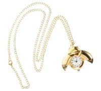VILLCASE Collier Pendentif Montre de Poche Vintage Scarabée pour Femme Petit Format en Métal Finition Antique Bijou Rétro Créatif Présent Mode et Usage Quotidien