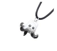 VILLCASE Collier Pendentif Pieuvre en Métal Solide Collier D’Animaux Marins Tentacules Bijou Cthulhu Unique pour Femme Présent D’Halloween ou Anniversaire Accessoire Quotidien