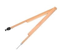 VILLCASE Compas de Précision Beige en Bois Résistant, Outil Multifonction pour Enseignement des Mathématiques et Mesures Techniques en Classe